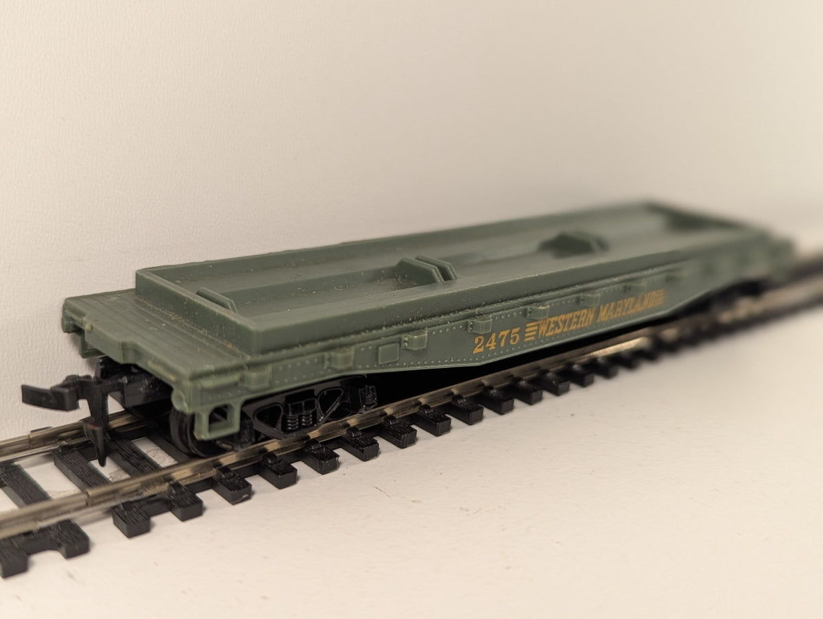 Tyco HO Gauge Western Maryland Flatbed Wagon