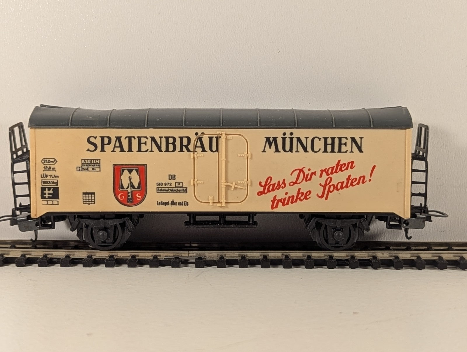 Lima 3111 HO Gauge DB Covered Wagon Spatenbräu München 516 972