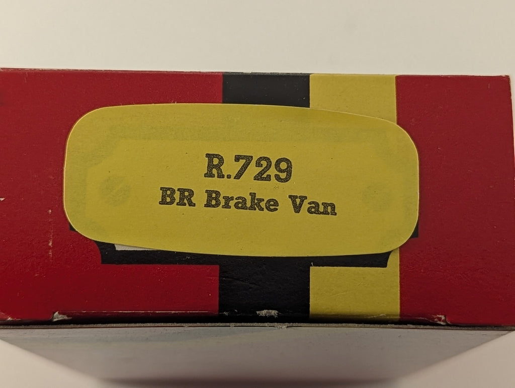 Hornby OO Gauge BR Brake Van Goods Wagon B952564 BR Bauxite R.729