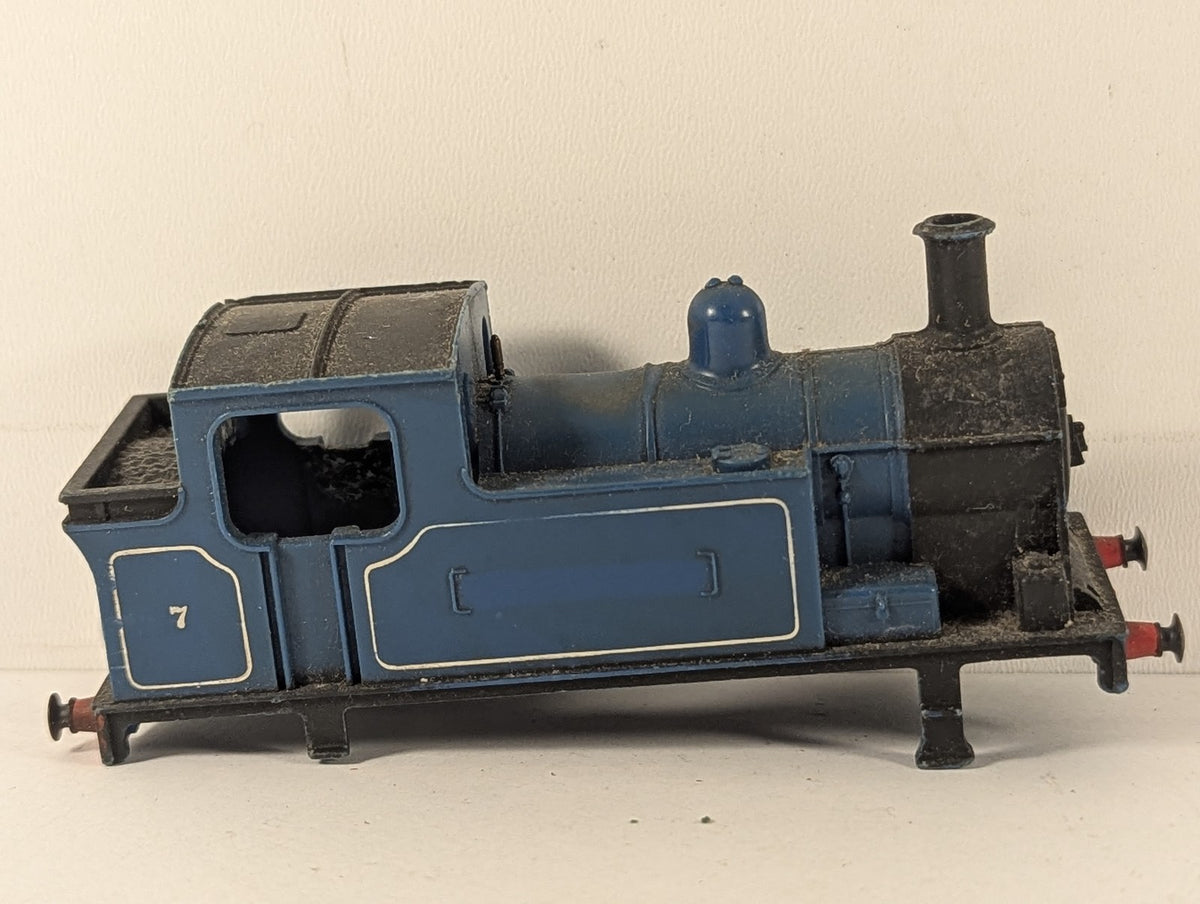 Tri-ang OO Gauge Nelly 0-4-0 Tank Locomotive Body 7 Blue R.355 Spares or Repair