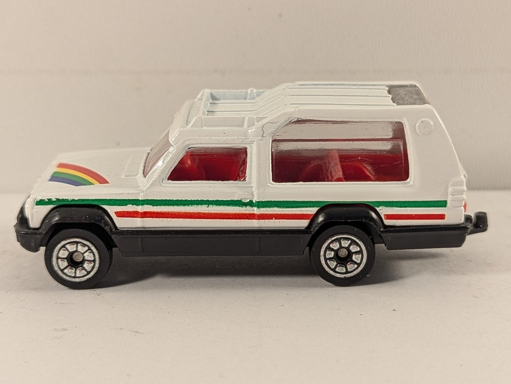 Corgi Matra Rancho Die-cast Vehicle White with rainbow bonnet decal
