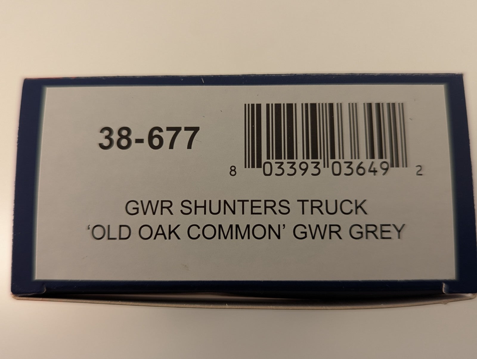 Bachmann 38-677 GWR Shunters Truck 'Old Oak Common'