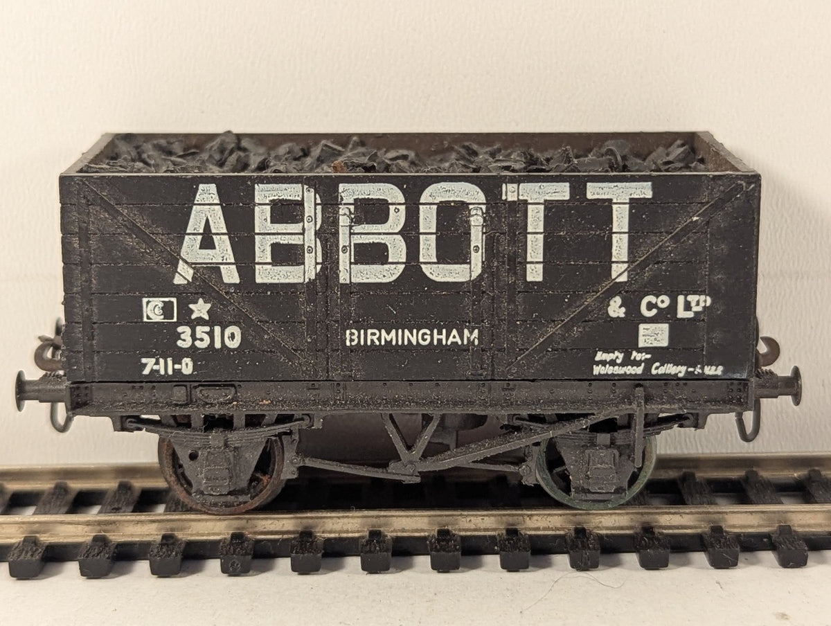 British Trix OO Gauge 7-Plank Coal Wagon Goods Wagon 3510