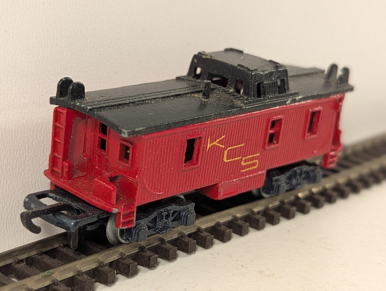 Lone Star Treble-O-Lectric N Gauge Kansas City Southern Caboose