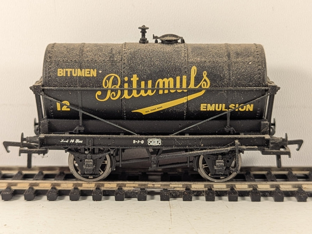 Bachmann OO Gauge 14 Ton Tank Wagon Bitumuls Goods Wagon 12 Bitumuls