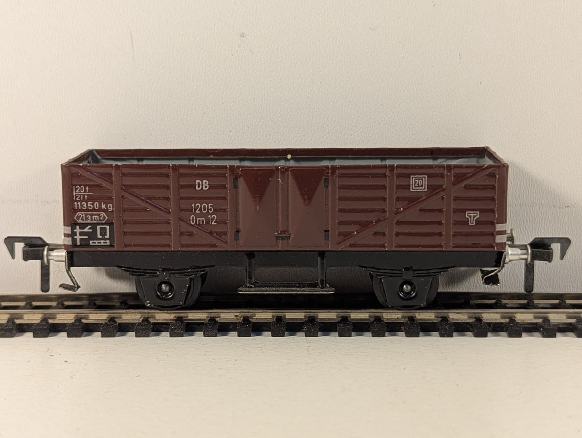 Fleischmann HO Gauge DB Om 12 Open Wagon 1205 DB Brown 1405