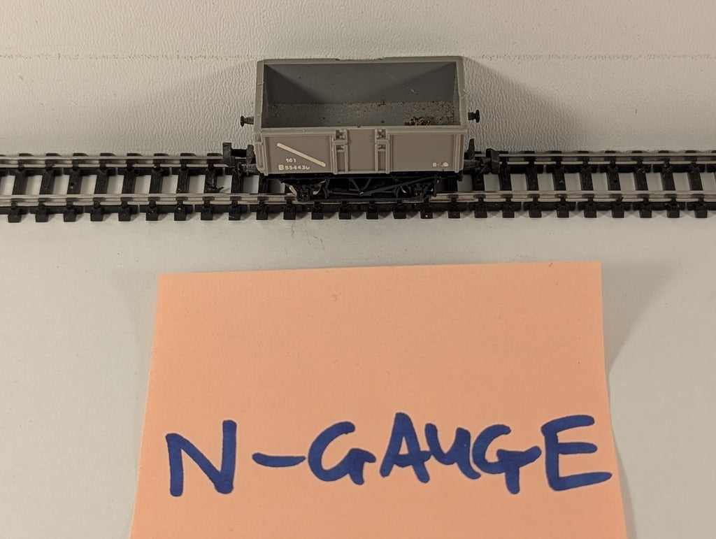 Lima N Gauge 16 Ton Mineral Wagon Goods Wagon B554430 BR Grey