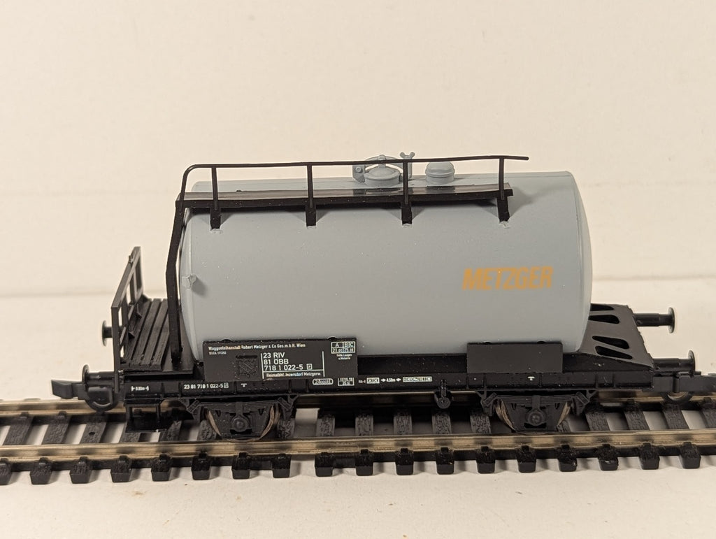 Piko HO Gauge ÖBB Metzger Tank Wagon 23 81 718 1 022-5 ÖBB Grey Metzger