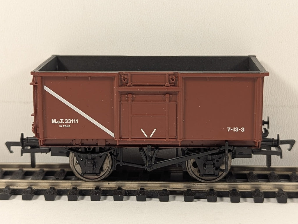 Bachmann OO Gauge 16T Steel Mineral Wagon Goods Wagon M.o.T. 33111 MoT Bauxite