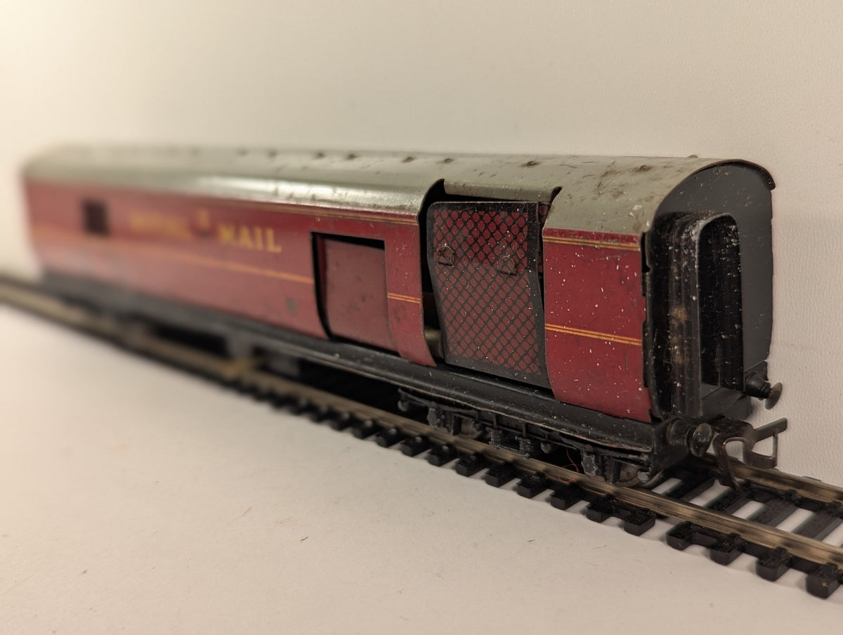 Hornby Dublo OO Gauge Royal Mail TPO Van Passenger Coach W807 BR Maroon