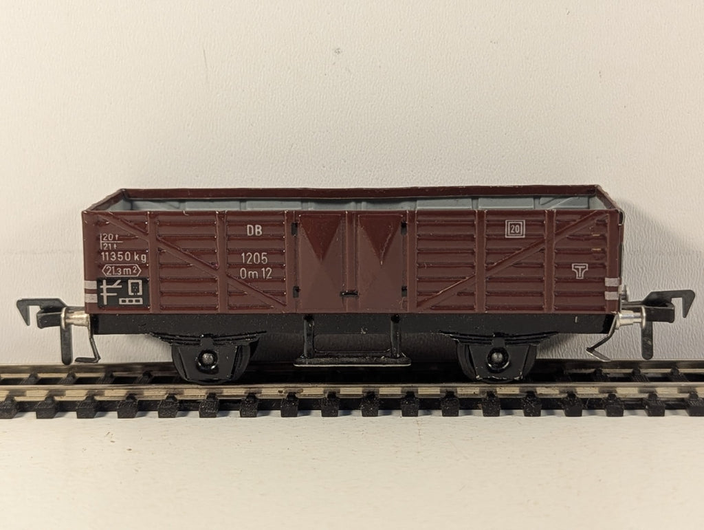 Fleischmann HO Gauge DB Om 12 Open Wagon 1205 DB Brown 1405
