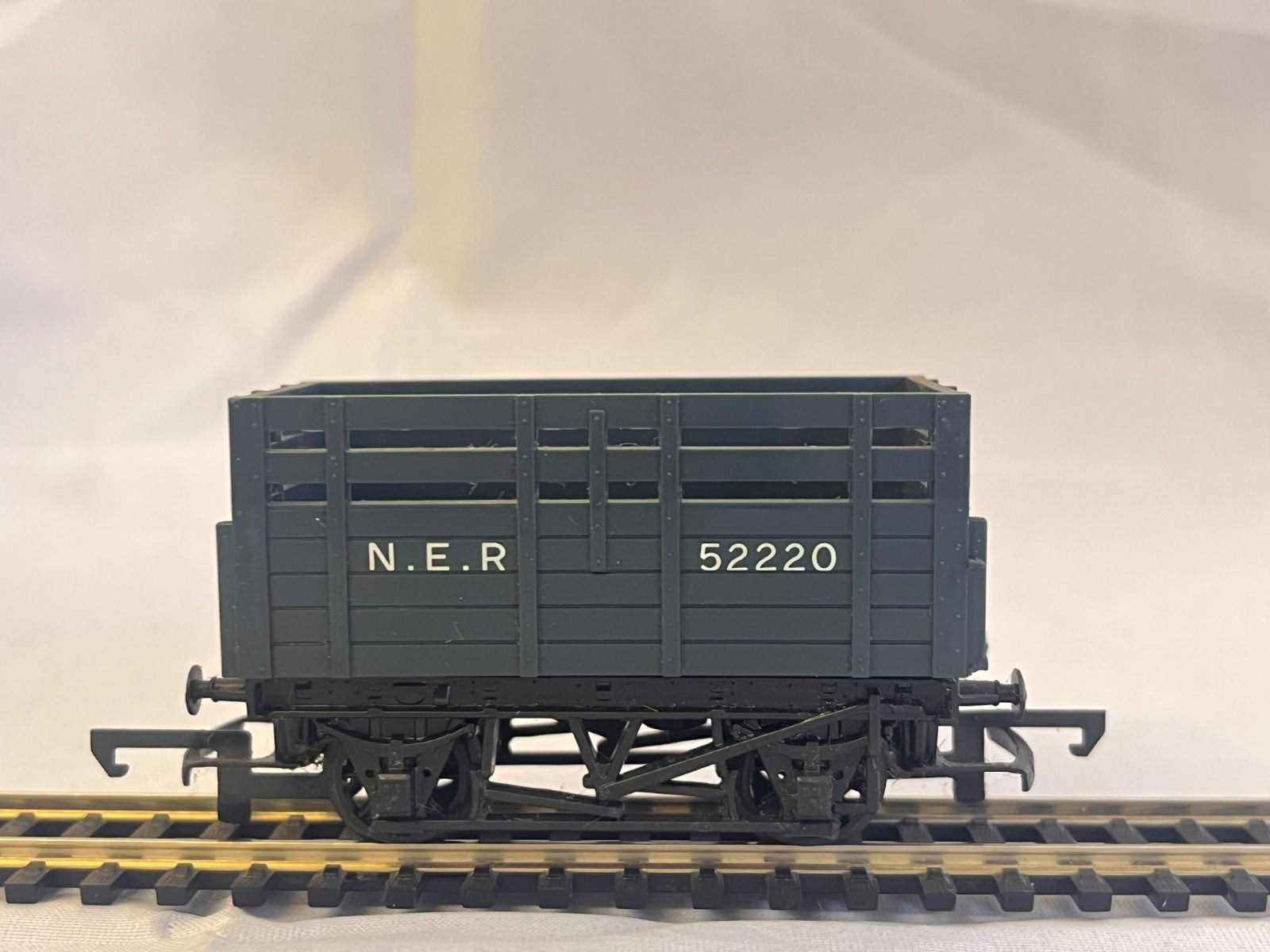 Tri-ang Hornby R781 OO Gauge Grey NER Coke Wagon Boxed