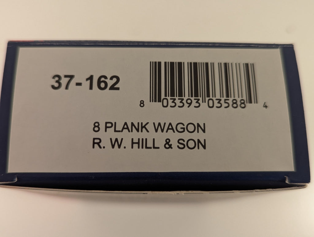 Bachmann Branchline 37-162 8 Plank Wagon “R.W. Hill & Son” Weathered
