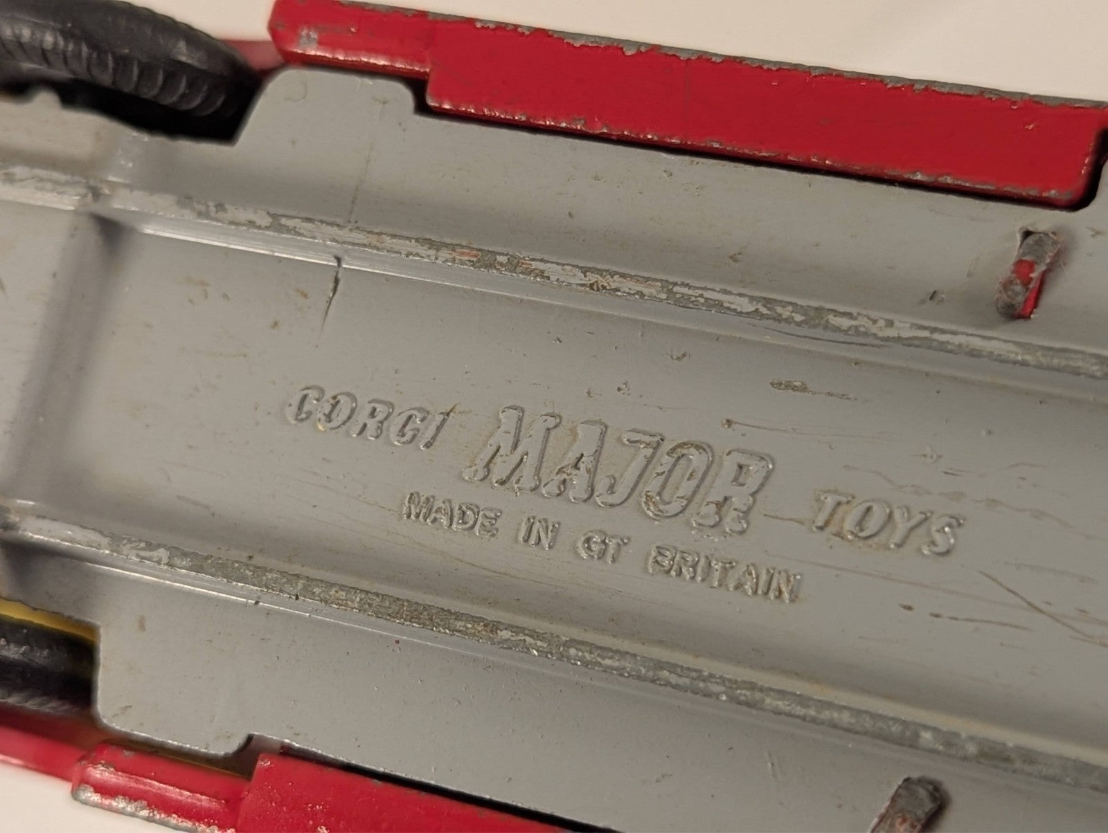Corgi Major Toys 1127 Simon Snorkel Fire Engine 1:43 Scale - Chipped Paint