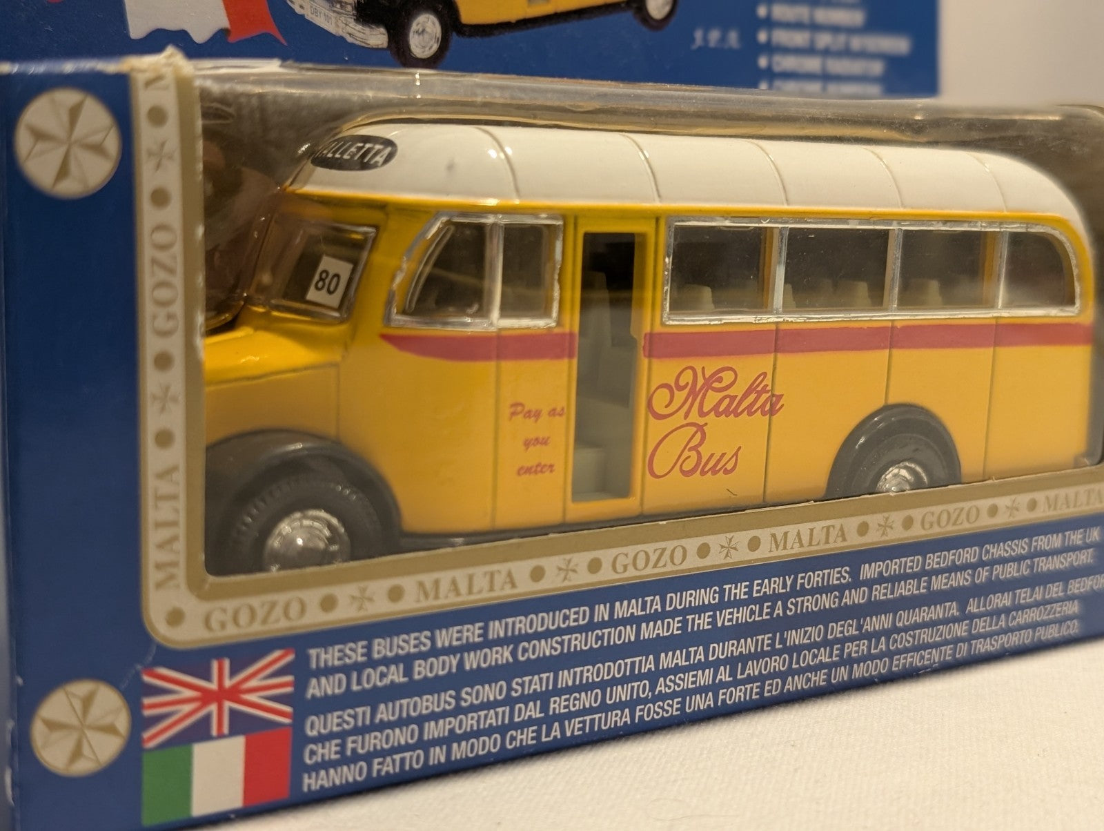 The Malta Bus – Die-Cast Metal Model by Leaf / Alexsandro