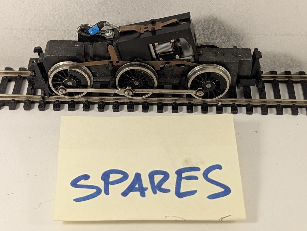 Hornby OO Gauge 0-6-0 Locomotive Chassis Black Spares or Repair