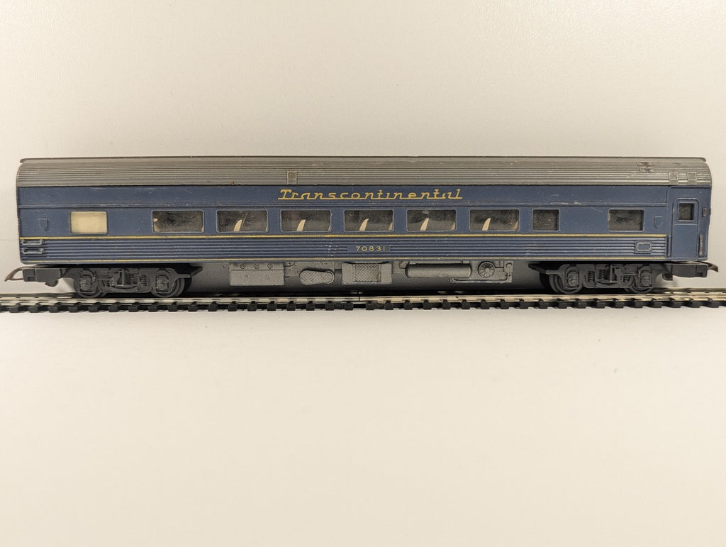 Tri-ang OO Gauge Transcontinental Passenger Coach 70831 Transcontinental Blue