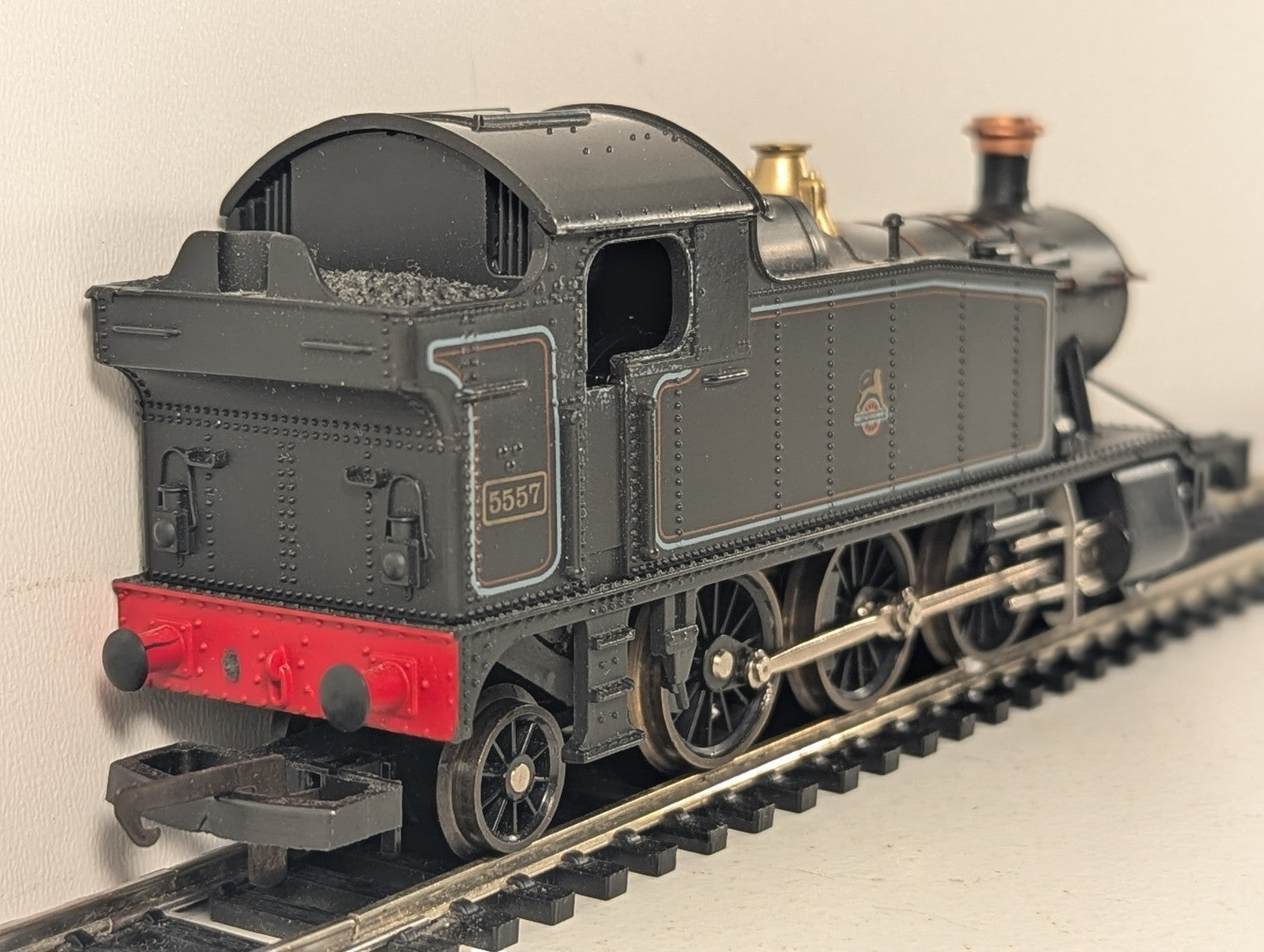 Lima OO Gauge Class 45xx Prairie Tank Steam Locomotive 5557 BR Lined Black