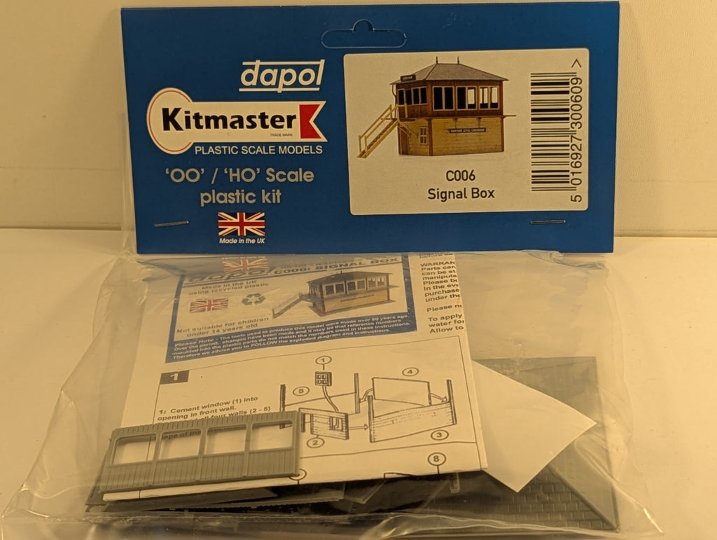 Dapol Kitmaster C006 OO HO Scale Signal Box Plastic Kit