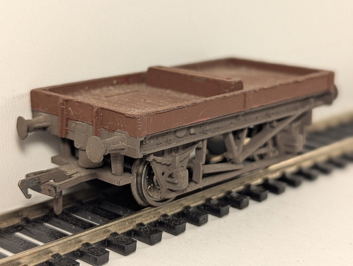 Kitbuilt OO Gauge 10-Ton Single Bolster Wagon Goods Wagon Brown 4610