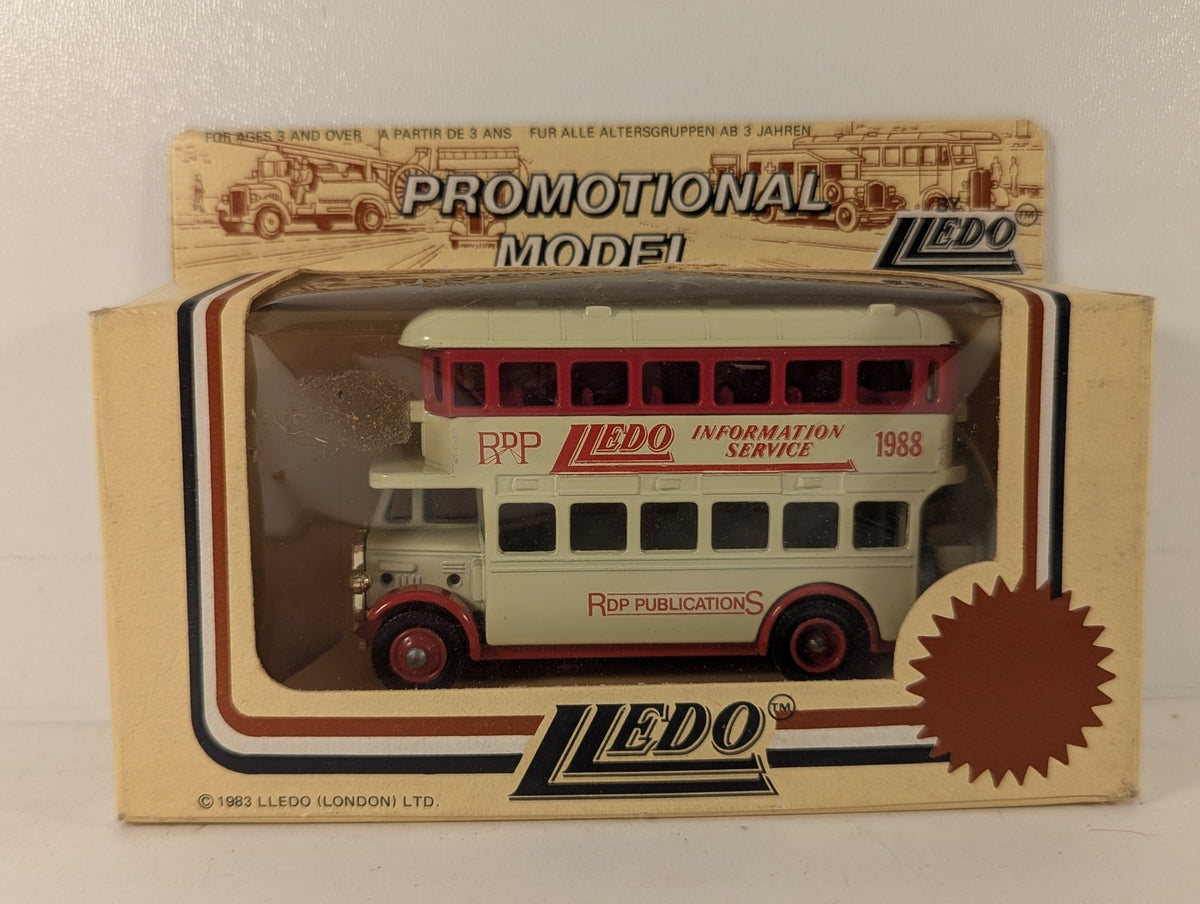 Lledo Double Decker Bus Die-cast Vehicle 1988