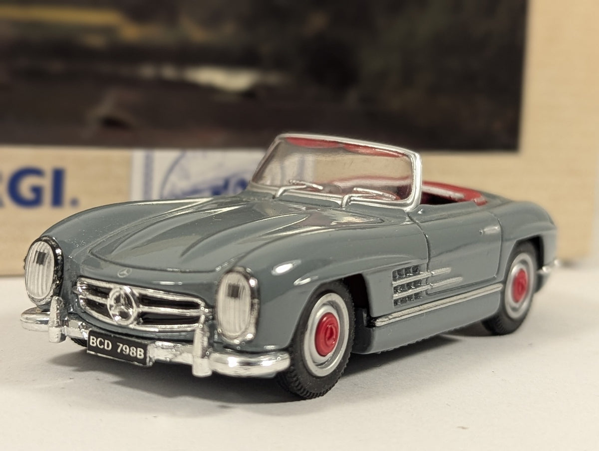 Corgi Mercedes 300 Open Top Die-cast Car BCD 798B Grey with Red Interior 96411