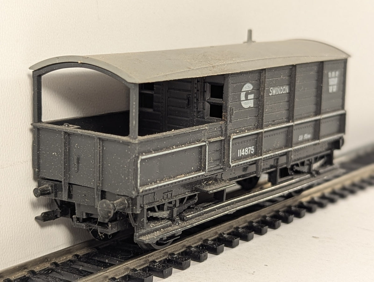 Hornby OO Gauge GWR Toad Brake Van 114875 GWR Grey R140