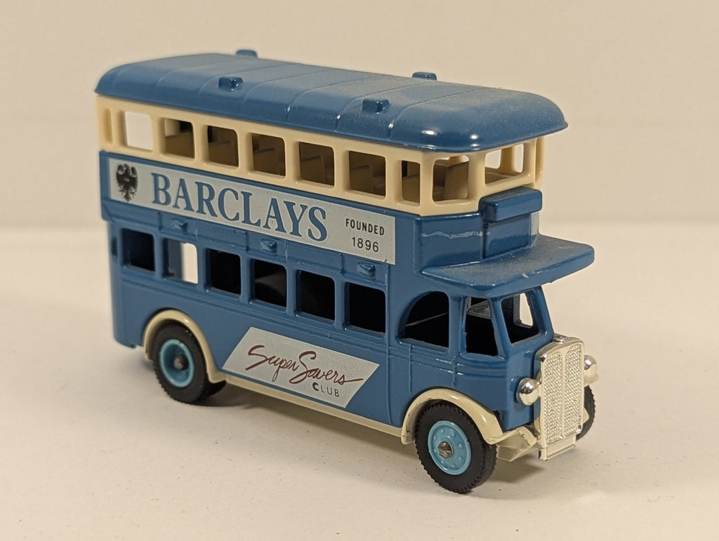 Lledo Dennis Double Decker Bus Die-cast Model Bus Barclays Super Savers Club