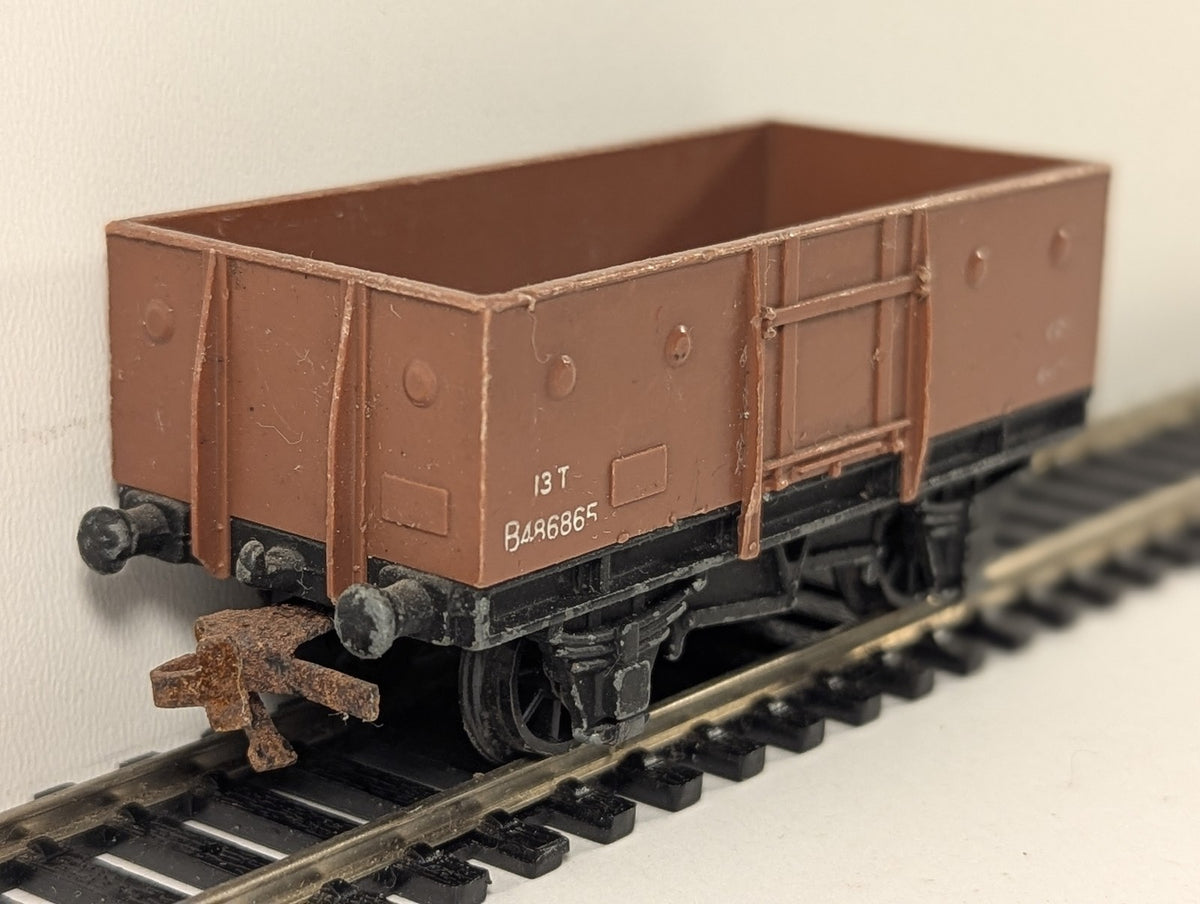 Hornby Dublo OO Gauge 13-Ton Coal Wagon Goods Wagon B486865 BR Bauxite 4635