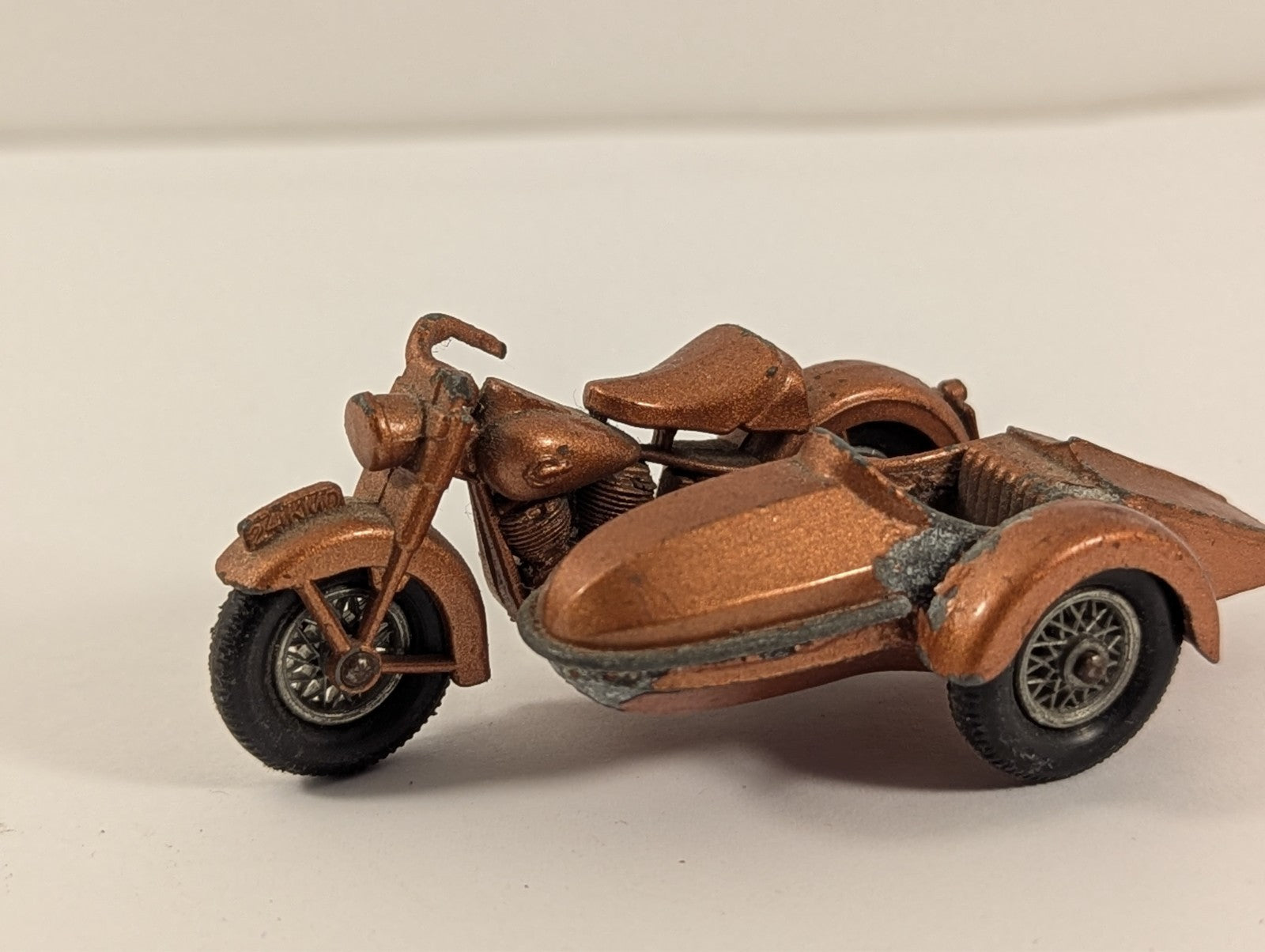 Matchbox Lesney No.66B Harley-Davidson Motorcycle & Sidecar 1:41 Scale