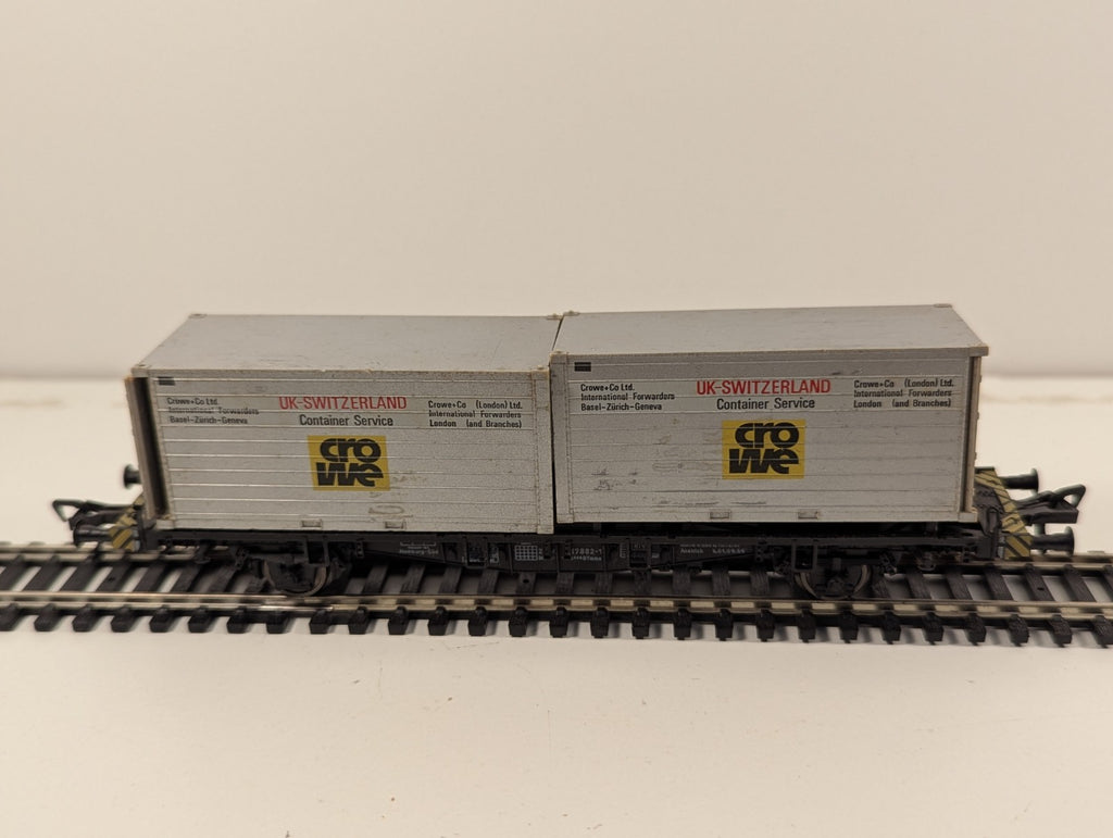 Fleischmann 5235 H0 Container Wagon Freight Model