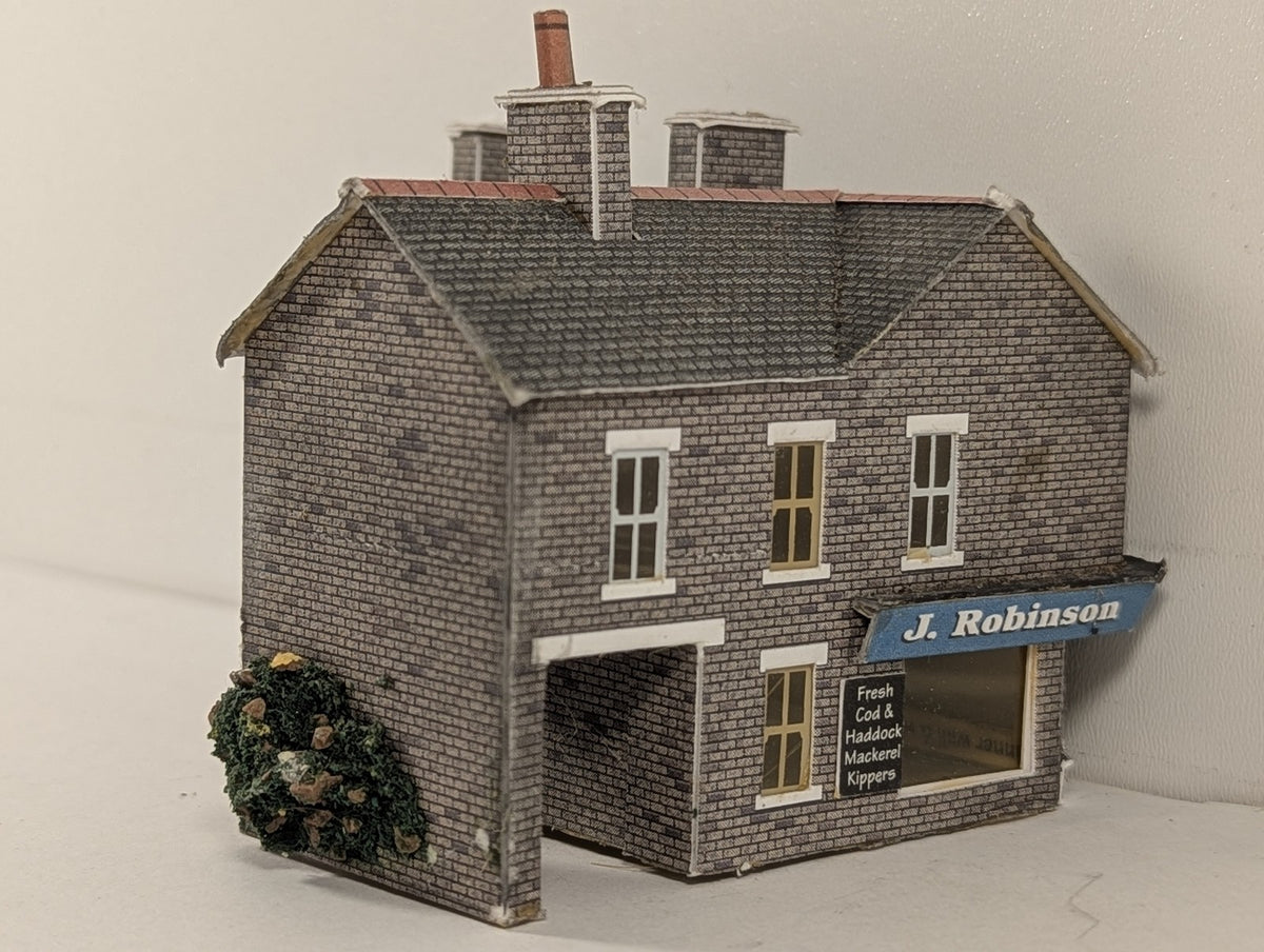 Superquick N Scale Corner Shop Buildings A9