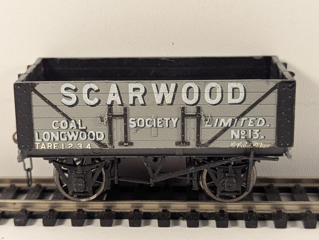 Kitbuilt OO Gauge 5-Plank Open Wagon Scarwood Coal Society 13
