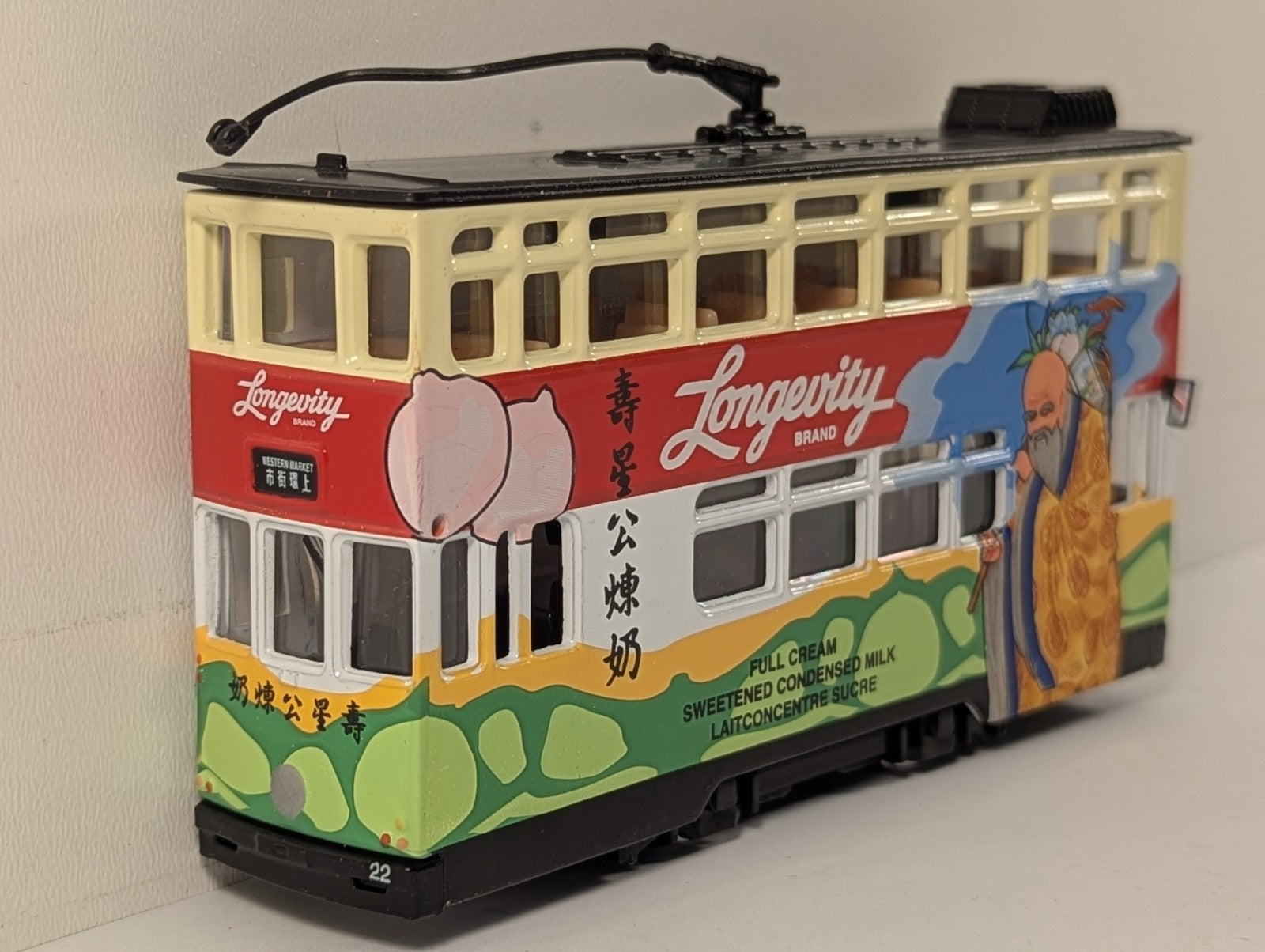 Peak Horse 1:76 Scale Hong Kong Tramways Double Decker Tram Die-cast