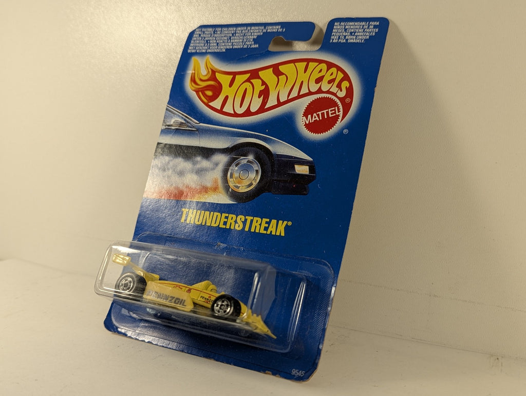 Hot Wheels 1:64 Thunderstreak Die-cast Car Pennzoil Yellow 9545