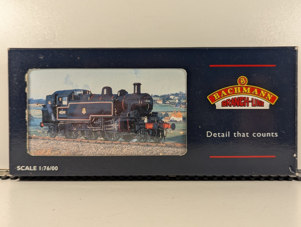Bachmann 31-452C OO Gauge Ivatt 2MT Tank 41304 BR Black - Boxed
