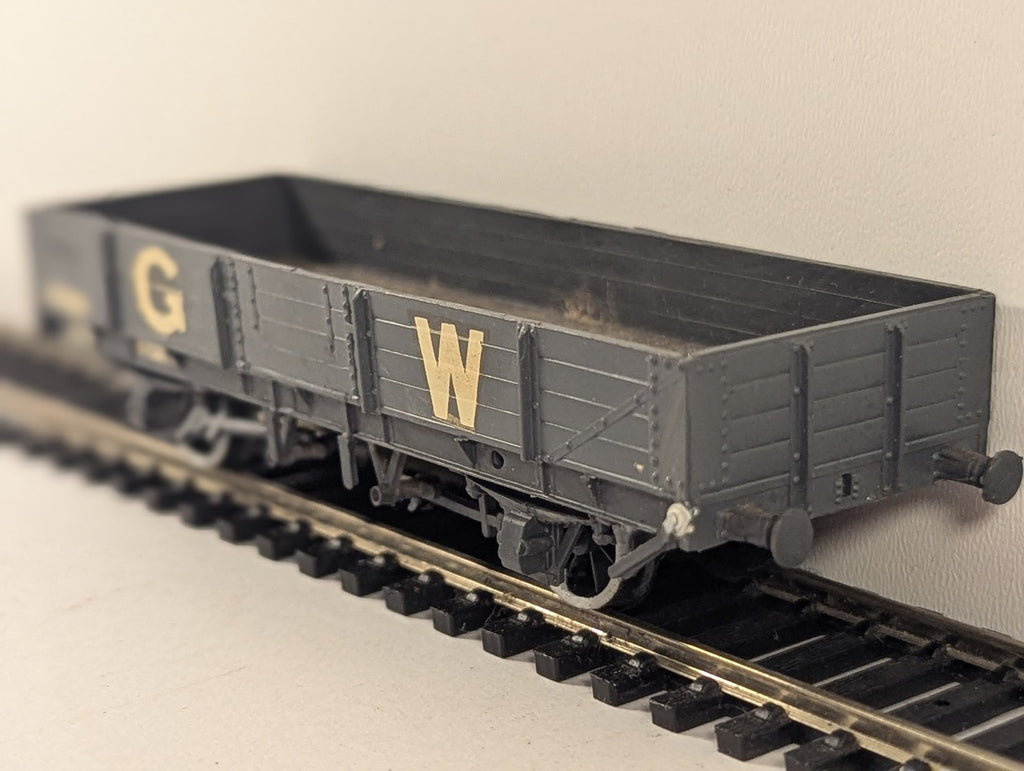 Ratio OO Gauge GWR Open C 5-Plank Wagon Goods Wagon 94856 GWR Grey