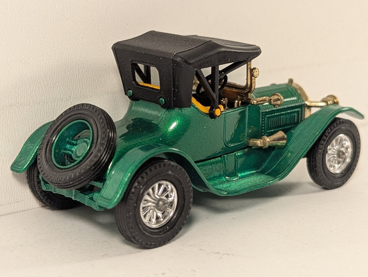Matchbox 1913 Cadillac Die-cast Model Car Green Y-6