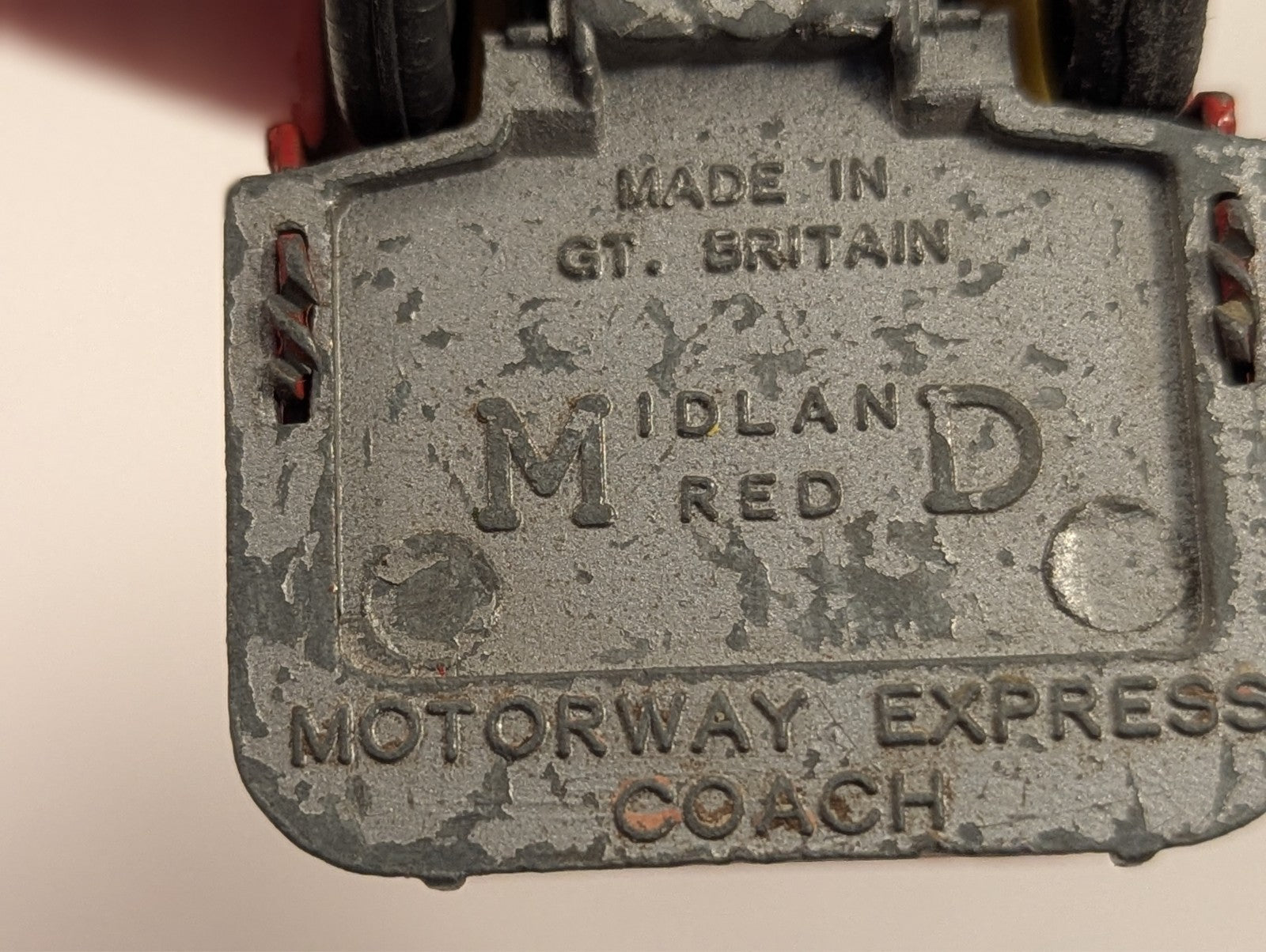Corgi Major Midland Red Motorway Express Coach 1:43 Scale - Chipped Paint