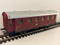 Piko HO Gauge Deutsche Reichsbahn Maroon Passenger Car Missing Couplings
