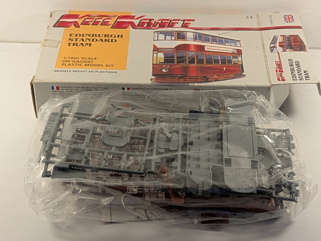 Keil Kraft 1/76 Scale (OO Gauge) Edinburgh Standard Tram Plastic Model Kit 35