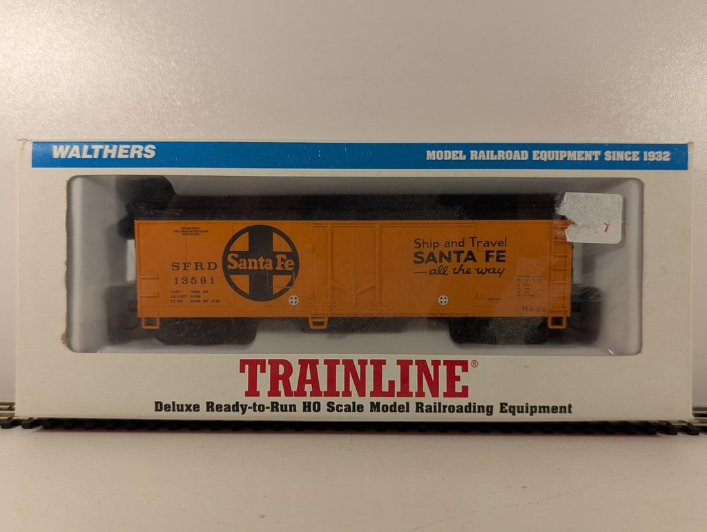 Walthers HO Scale 40' Plug Door Reefer Freight Wagon 13561 Santa Fe