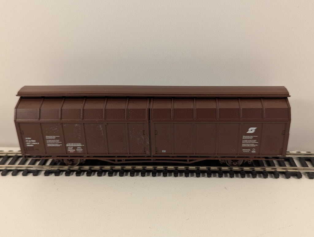 Roco H0 Sliding Wall Wagon DB Freight – Missing Buffers