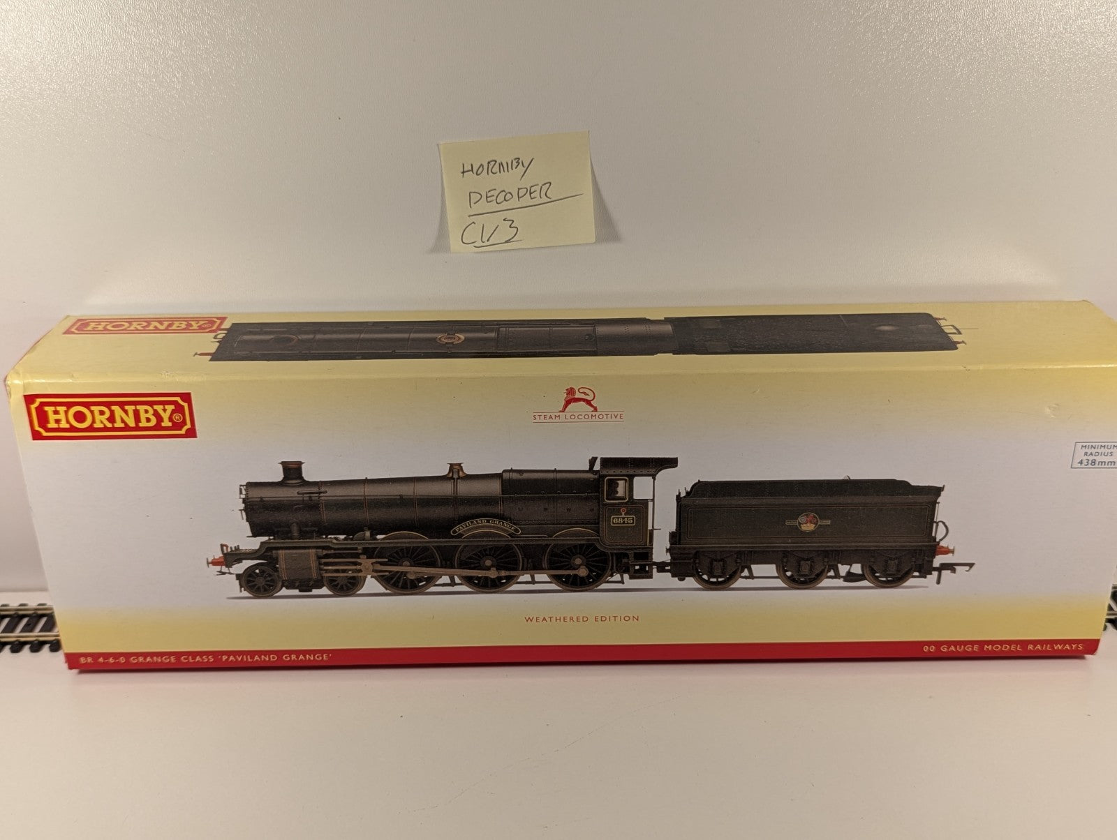 Hornby R3019 – BR Grange Class “Paviland Grange” (Weathered Green, DCC Fitted)