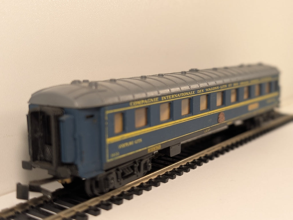 Jouef HO Gauge CIWL Blue Sleeping Car