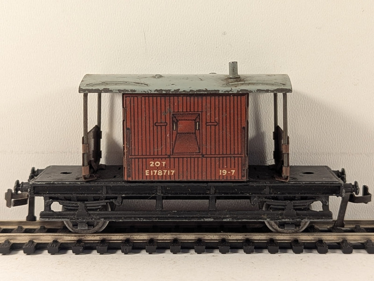 Hornby Dublo OO Gauge BR 20-Ton Goods Brake Van Goods Wagon E178717 BR Bauxite