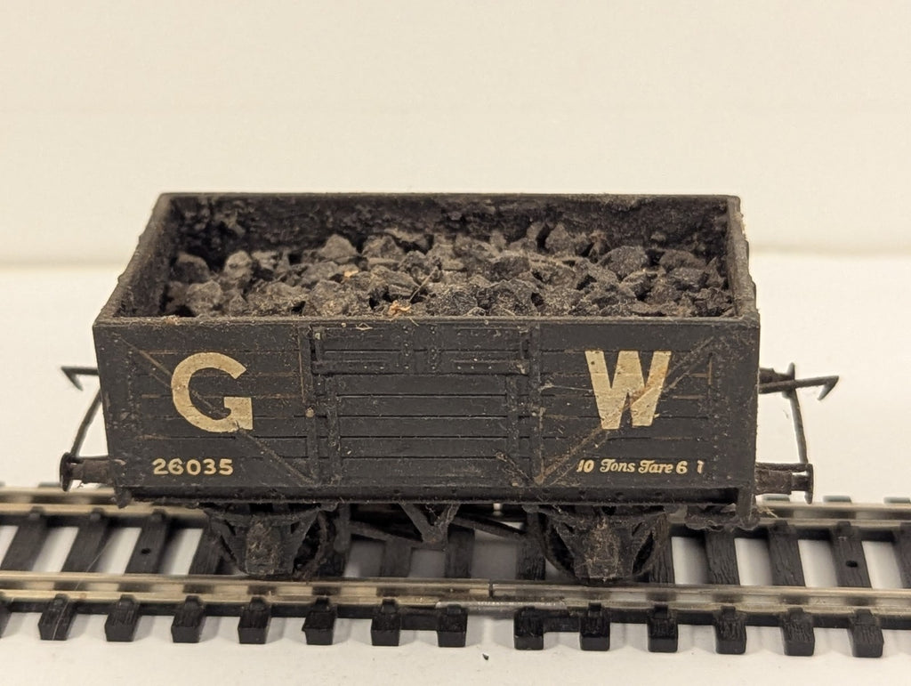 Kit Built OO Gauge GWR 5 Plank Open Wagon with Coal Load Goods Wagon 260