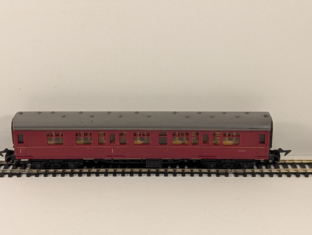 Jouef HO Scale Main Line First Class Coach Passenger Coach 15100 BR Maroon