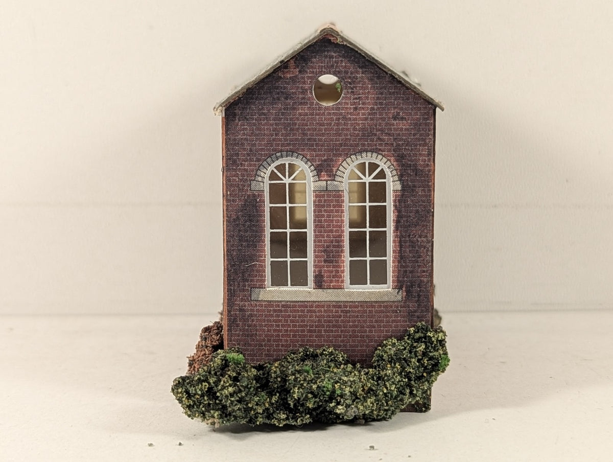 Metcalfe N Gauge Industrial Boiler House Building Red Brick PO282