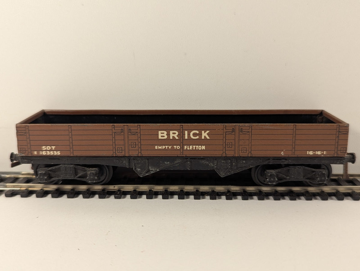 Hornby Dublo OO Gauge BR 50-Ton Brick Wagon 'Empty to Fletton' Goods Wagon